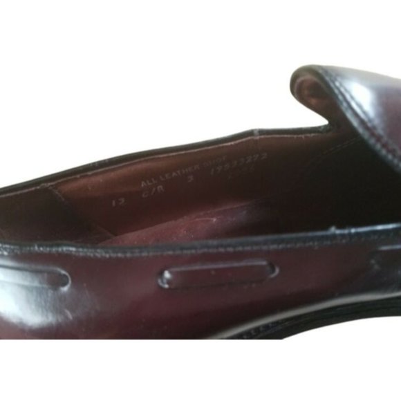VTG HANOVER Men\'s Burgundy Tassel Loafers Slip Ons Size 13 C/A, Narrow USA main image 8